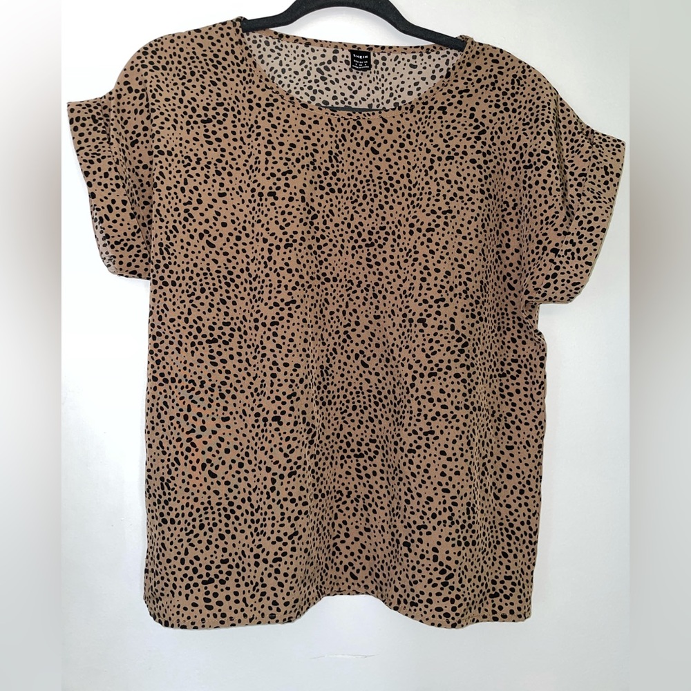 Leopard print blouse